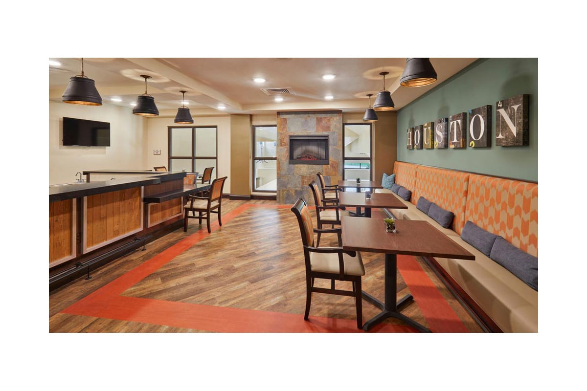 The Main dining area of North Houston Transitional Care