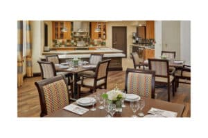 Min dining area of North Houston Transitional Care