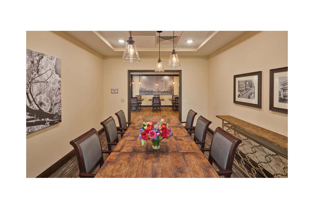 Private dining area of North Houston Transitional Care